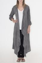  Charcoal Duster Cardigan