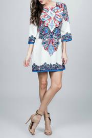  Paisley Shift Dress