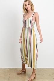  Multi-color Stripe Jumpsuit