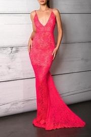  Punch Deep Back Dress