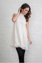  Fringe Knit Dress