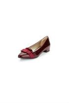  Red Patent Flat