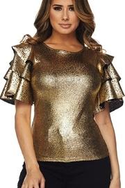  Shiny Tiered Top