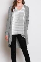  Black-grey Combo Cardi