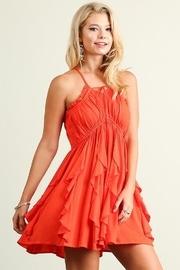  Ruffle X-back Dress