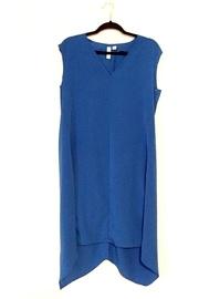  Blue High-low Dress