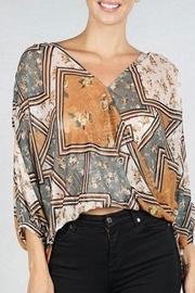  Patchwork Floral Top