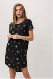 Night Sky T Shirt Dress