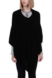  Cashmere V-neck Poncho