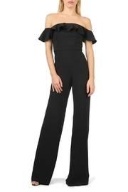  Ruffle Off The Shoulder Jumpsuit