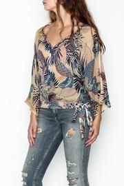 Gauze Printed Blouse