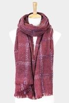  Windowpane Oblong Scarf