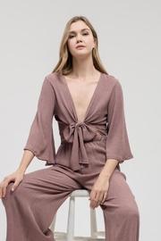  Front-tie Cropped Top