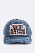  Weekend Vibes Cotton-cap