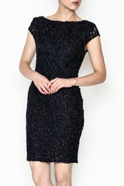  Beaded Cap Sleeve Dress
