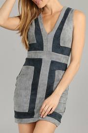  V Suede Bodycon
