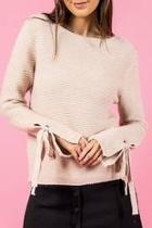  Beige Knitted Sweater