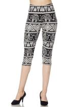  Tribal Elephant Capri