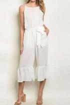  White Summer Jumpsuit
