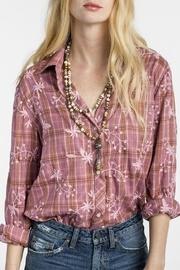  Embroidered Button Up Shirt