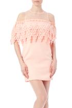  Peach Lace Dress