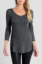  Ribbed Jersey Henley