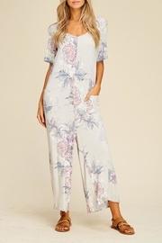  Floral Knit Jumpsuit