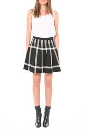  Plaid Flare Skirt
