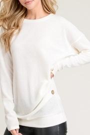  Pleat Button Top