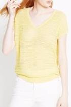  Yellow Organic Cotton Sweater