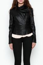  Faux Leather Rider Jacket