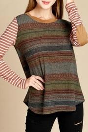  Contrasting Stripes Top
