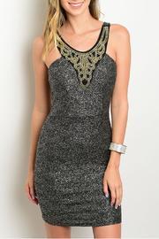 Metallic Speckled Dress