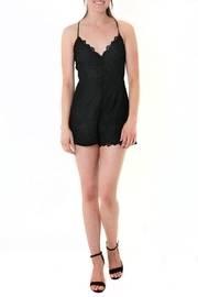  Black Eyelet Romper