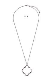  Moroccan-pendant Longline Necklace-set