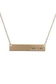  John 3:16 Message-bar-necklace