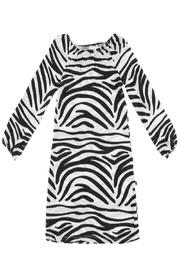  Zebra Peasant Dress