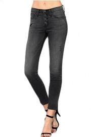  High-rise Button-up Jean
