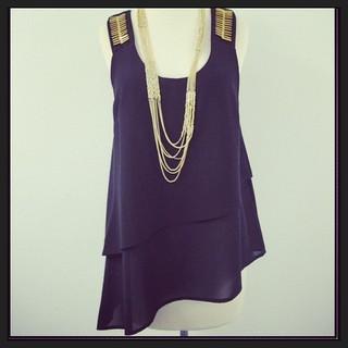  Embellished Navy Tank