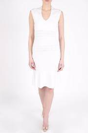  Open Work Trim Dress
