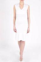  Open Work Trim Dress
