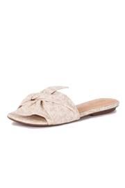  White Bow Sandal