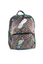  S. Lab Magic Sequin Backpack- Rainbow/ Silver
