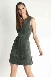  Corduroy Button-front Jumper