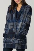 Double-breasted Plaid Jacket