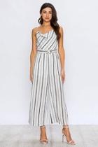  Maddie Striped Jumpsuit