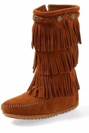  Suede Fringe Boot
