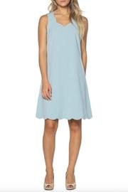  Scallop Shift Dress