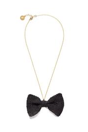  Black Bow Necklace