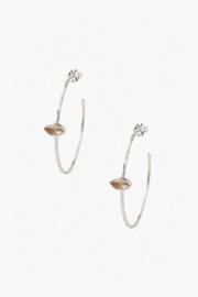  Citrine Evileye Hoops